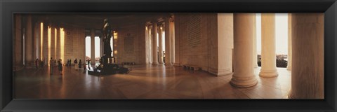 Framed Jefferson Memorial Interior, Washington DC Print