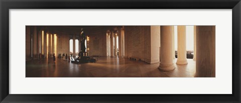 Framed Jefferson Memorial Interior, Washington DC Print