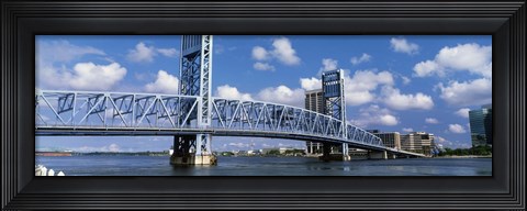 Framed Main Street Bridge, Jacksonville, Florida, USA Print