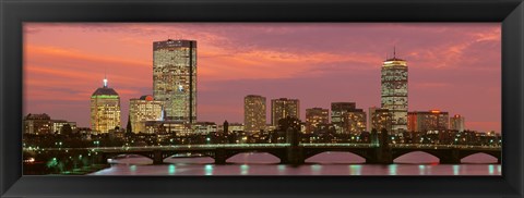 Framed Back Bay, Boston, Massachusetts, USA Print