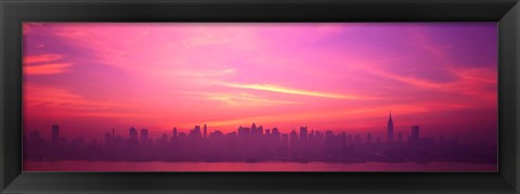 Framed Skyline, NYC, New York City, New York State USA Print