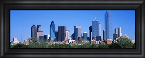 Framed Downtown Dallas Texas Print