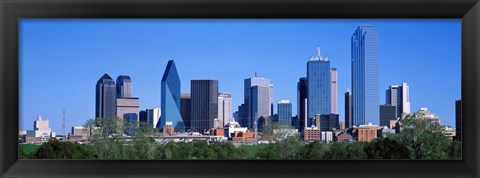 Framed Downtown Dallas Texas Print