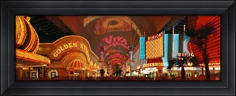 Framed Fremont Street Las Vegas NV USA Print