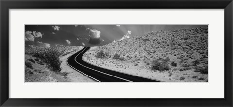 Framed Road, Las Vegas, Nevada, USA Print