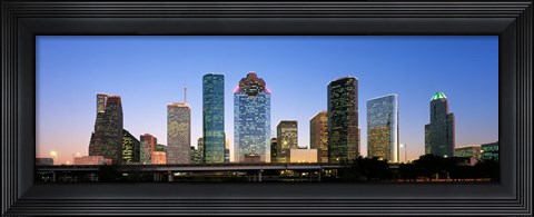 Framed USA, Texas, Houston Print