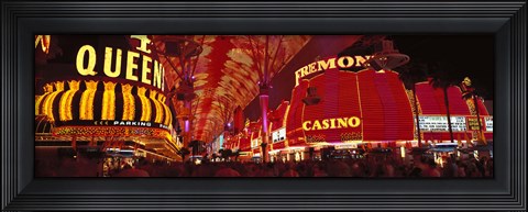 Framed Fremont Street, Las Vegas, Nevada, USA Print