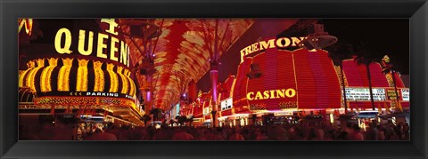 Framed Fremont Street, Las Vegas, Nevada, USA Print