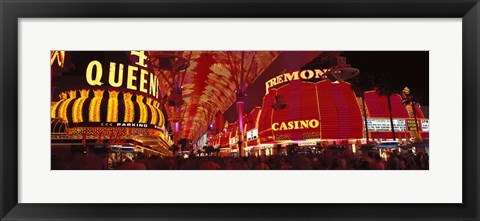 Framed Fremont Street, Las Vegas, Nevada, USA Print