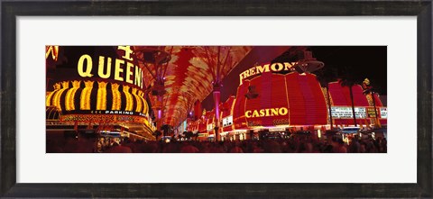 Framed Fremont Street, Las Vegas, Nevada, USA Print