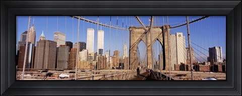 Framed Brooklyn Bridge Manhattan New York NY USA Print
