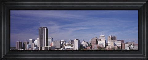Framed Richmond, Virginia Skyline Print