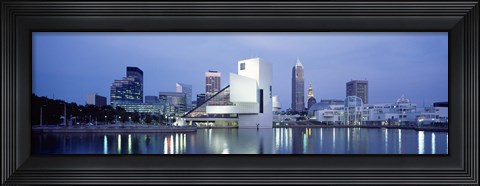 Framed Rock And Roll Hall Of Fame, Cleveland, Ohio, USA Print