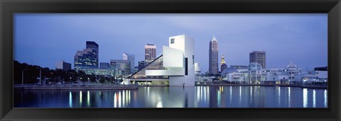 Framed Rock And Roll Hall Of Fame, Cleveland, Ohio, USA Print
