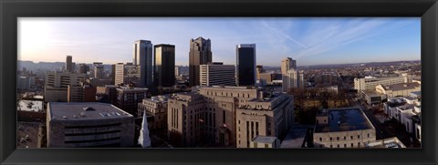 Framed Buildings in a city, Birmingham, Jefferson county, Alabama, USA Print