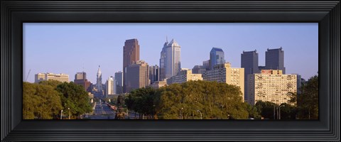 Framed Downtown Philadelphia, Pennsylvania, USA Print