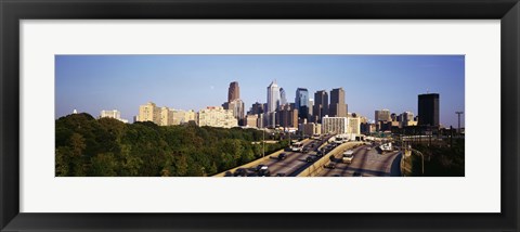 Framed Route 76 Skyline Philadelphia PA USA Print