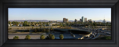 Framed Traffic moving on the road, Phoenix, Arizona, USA Print
