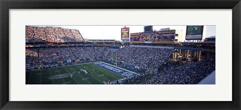 Framed High angle view of a football stadium, Sun Devil Stadium, Arizona State University, Tempe, Maricopa County, Arizona, USA Print