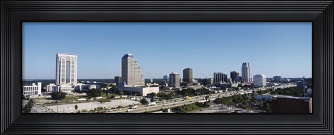 Framed Orlando, Florida Skyline Print