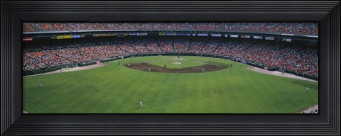 Framed Baseball stadium, San Francisco, California, USA Print