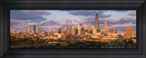 Framed Cityscape, Day, Chicago, Illinois, USA Print
