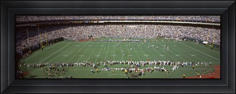 Framed Football Game at Veterans Stadium, Philadelphia, Pennsylvania Print