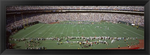 Framed Football Game at Veterans Stadium, Philadelphia, Pennsylvania Print