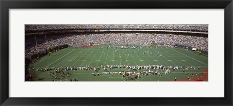 Framed Football Game at Veterans Stadium, Philadelphia, Pennsylvania Print