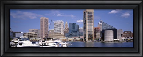 Framed Baltimore MD USA Print