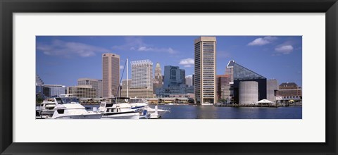 Framed Baltimore MD USA Print