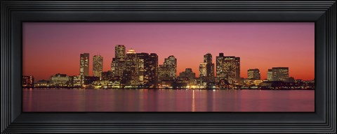 Framed Sunset Boston MA Print