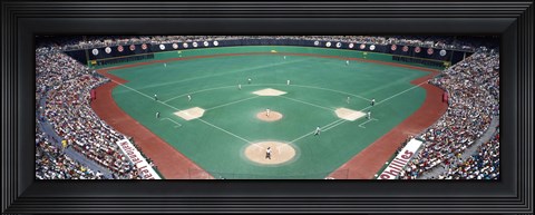 Framed Phillies vs Mets baseball game, Veterans Stadium, Philadelphia, Pennsylvania, USA Print