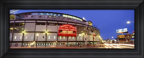 Framed USA, Illinois, Chicago, Cubs, baseball Print