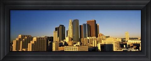 Framed Los Angeles Skyline Print