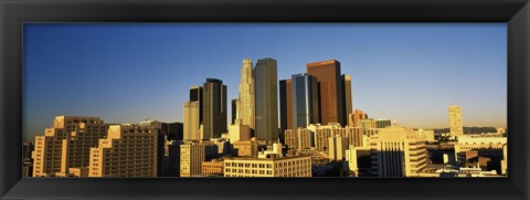 Framed Los Angeles Skyline Print