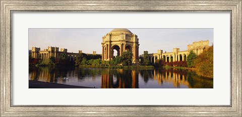 Framed Buildings at the waterfront, Palace Of Fine Arts, San Francisco, California, USA Print