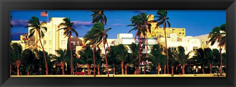 Framed Ocean Drive South Beach Miami Beach FL Print