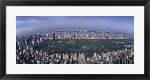 Framed Aerial Central Park New York NY USA Print