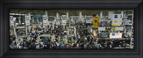 Framed Trade show in a hall, McCormick Place, Chicago, Cook County, Illinois, USA Print