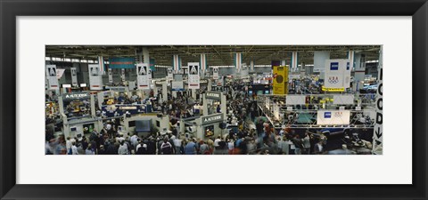 Framed Trade show in a hall, McCormick Place, Chicago, Cook County, Illinois, USA Print