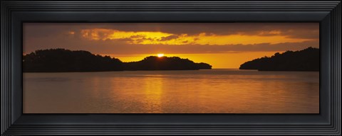 Framed Islands in the sea, Everglades National Park, Miami, Florida, USA Print