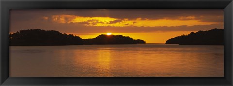 Framed Islands in the sea, Everglades National Park, Miami, Florida, USA Print