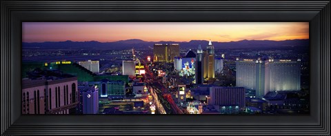 Framed Strip, Las Vegas, Nevada, USA Print