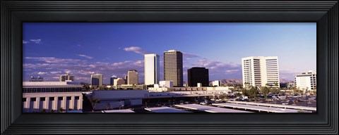 Framed USA, Arizona, Phoenix, Skyline at dawn Print