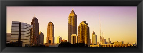 Framed Sunrise, Atlanta, Georgia, USA Print