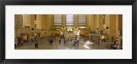 Framed Group of people in a subway station, Grand Central Station, Manhattan, New York City, New York State, USA Print