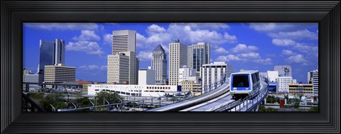 Framed Metro Mover Shuttle Miami, Florida, USA Print