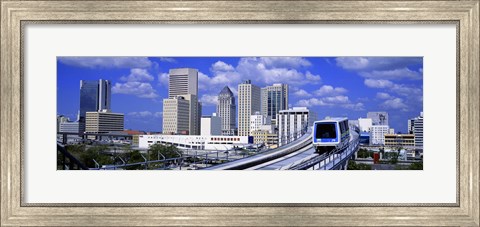 Framed Metro Mover Shuttle Miami, Florida, USA Print