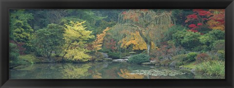 Framed Japanese Garden Seattle WA Print